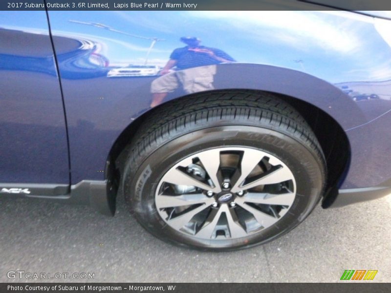 Lapis Blue Pearl / Warm Ivory 2017 Subaru Outback 3.6R Limited