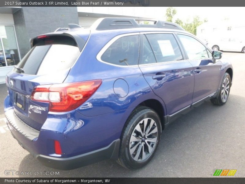 Lapis Blue Pearl / Warm Ivory 2017 Subaru Outback 3.6R Limited