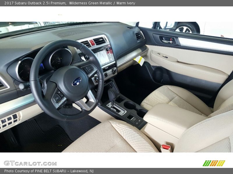  2017 Outback 2.5i Premium Warm Ivory Interior