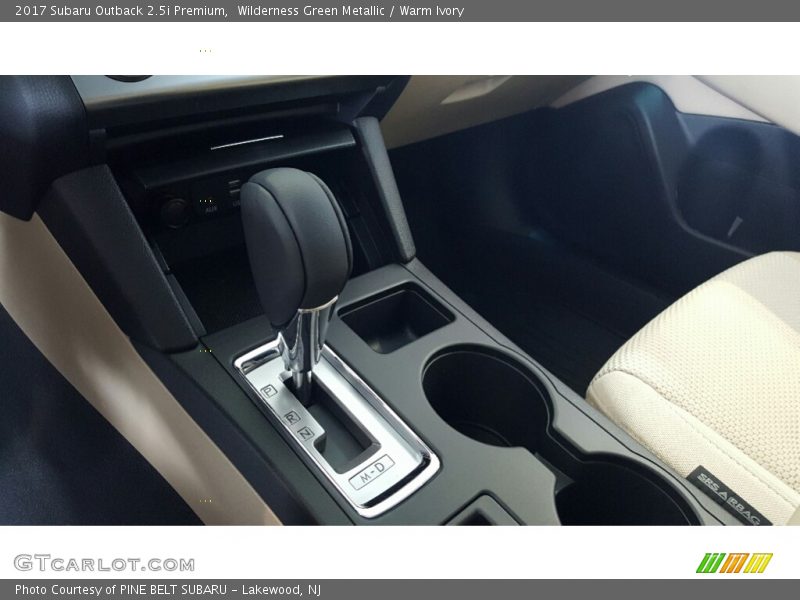 Wilderness Green Metallic / Warm Ivory 2017 Subaru Outback 2.5i Premium