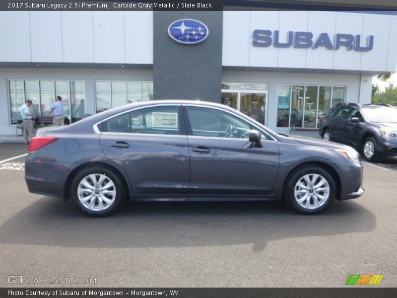 Carbide Gray Metallic / Slate Black 2017 Subaru Legacy 2.5i Premium