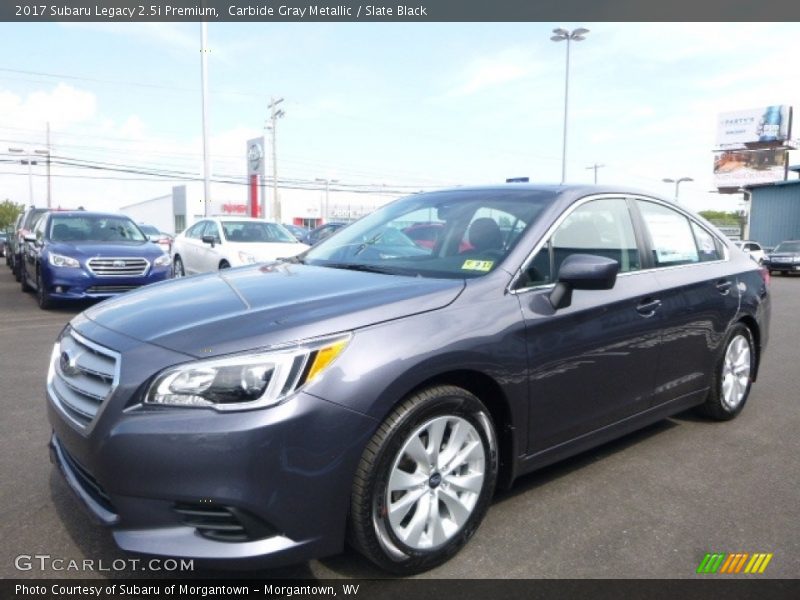 Carbide Gray Metallic / Slate Black 2017 Subaru Legacy 2.5i Premium