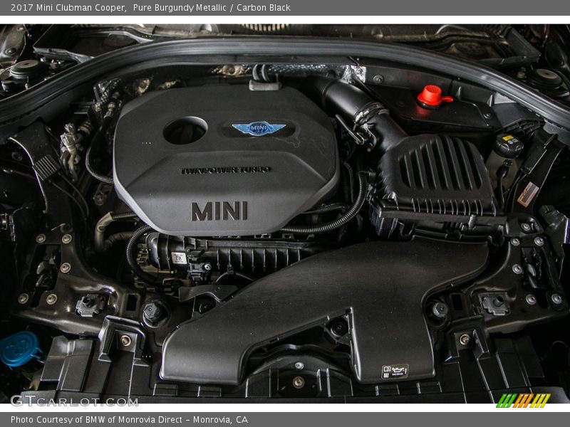 Pure Burgundy Metallic / Carbon Black 2017 Mini Clubman Cooper