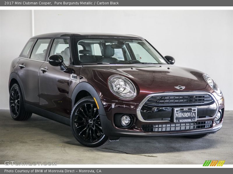 Pure Burgundy Metallic / Carbon Black 2017 Mini Clubman Cooper