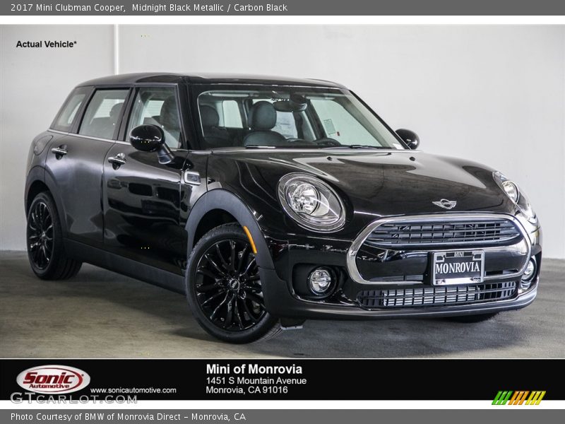 Midnight Black Metallic / Carbon Black 2017 Mini Clubman Cooper