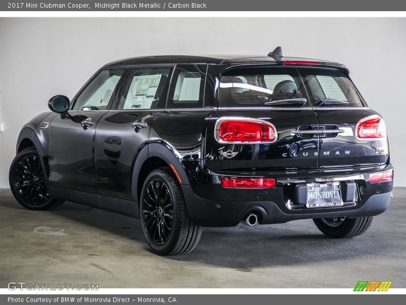 Midnight Black Metallic / Carbon Black 2017 Mini Clubman Cooper
