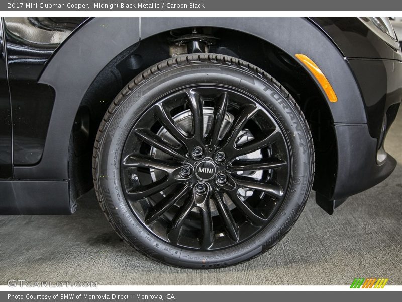 Midnight Black Metallic / Carbon Black 2017 Mini Clubman Cooper