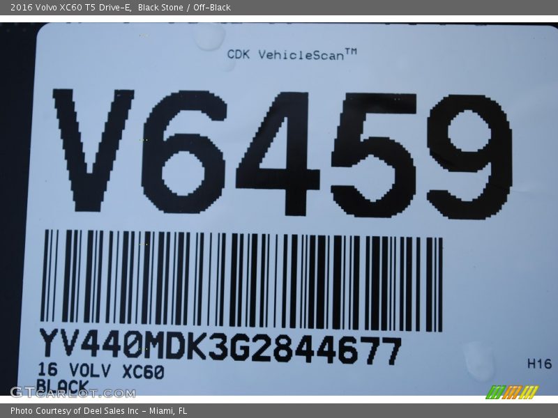 Black Stone / Off-Black 2016 Volvo XC60 T5 Drive-E