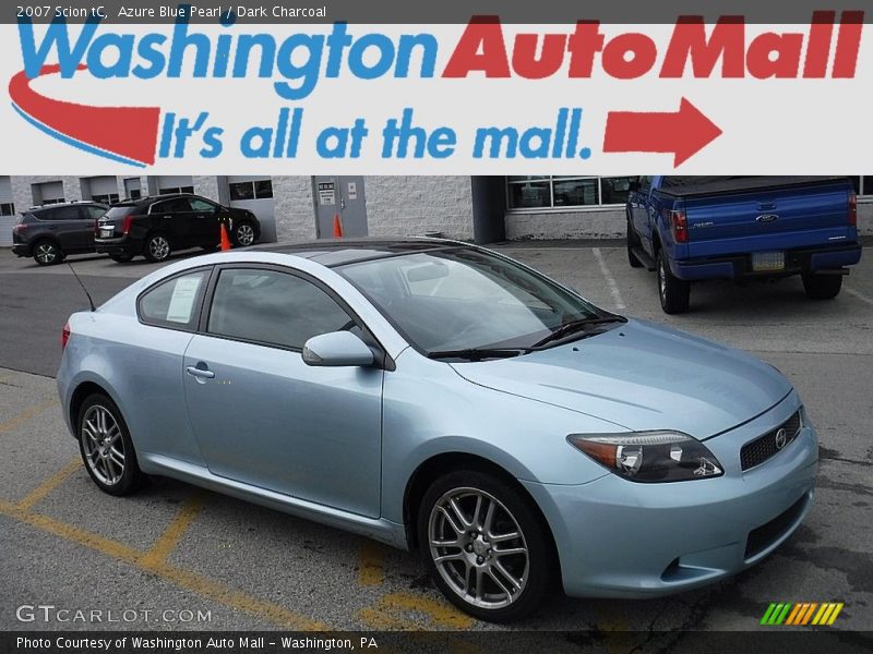 Azure Blue Pearl / Dark Charcoal 2007 Scion tC