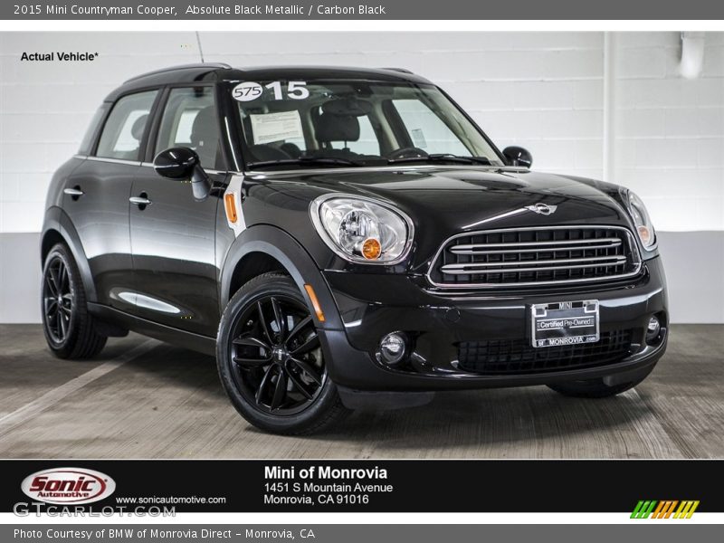 Absolute Black Metallic / Carbon Black 2015 Mini Countryman Cooper