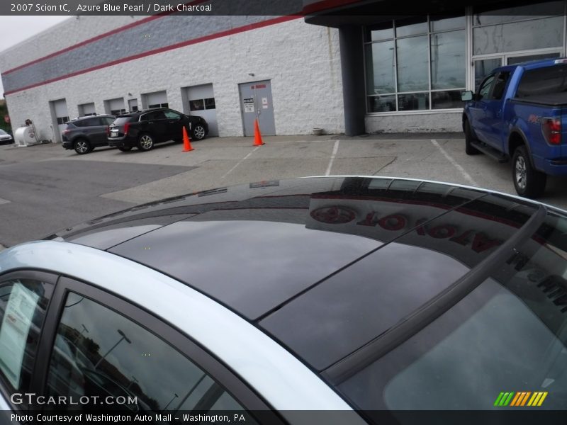 Azure Blue Pearl / Dark Charcoal 2007 Scion tC