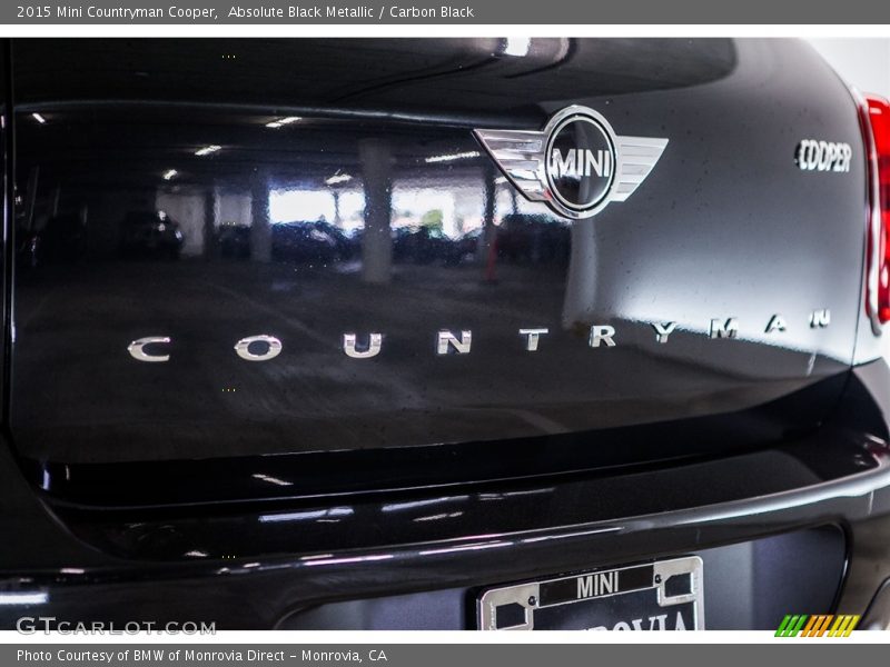 Absolute Black Metallic / Carbon Black 2015 Mini Countryman Cooper