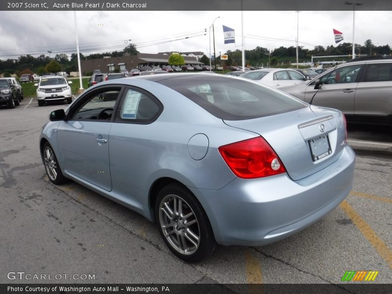 Azure Blue Pearl / Dark Charcoal 2007 Scion tC