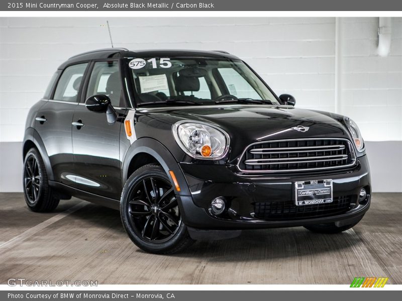 Absolute Black Metallic / Carbon Black 2015 Mini Countryman Cooper