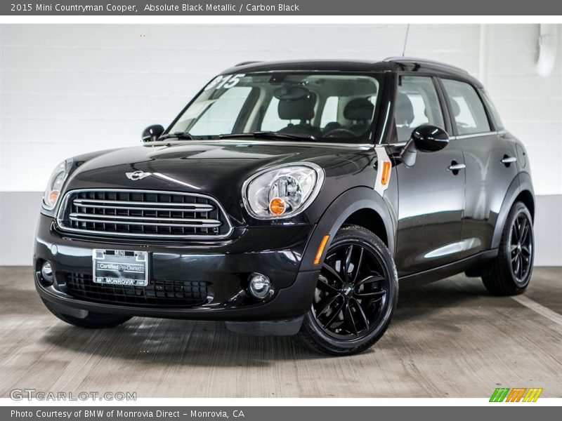 Absolute Black Metallic / Carbon Black 2015 Mini Countryman Cooper