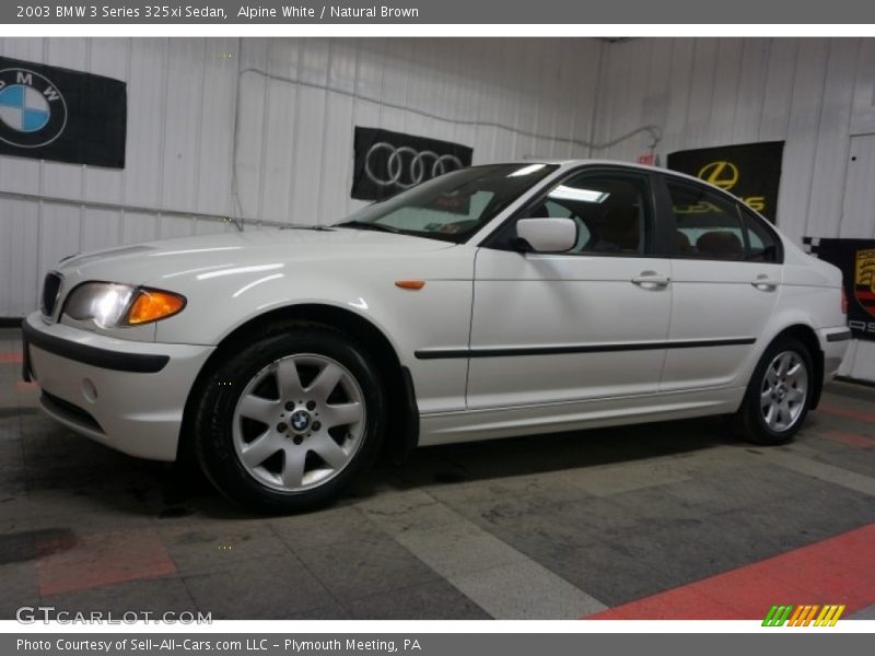 Alpine White / Natural Brown 2003 BMW 3 Series 325xi Sedan