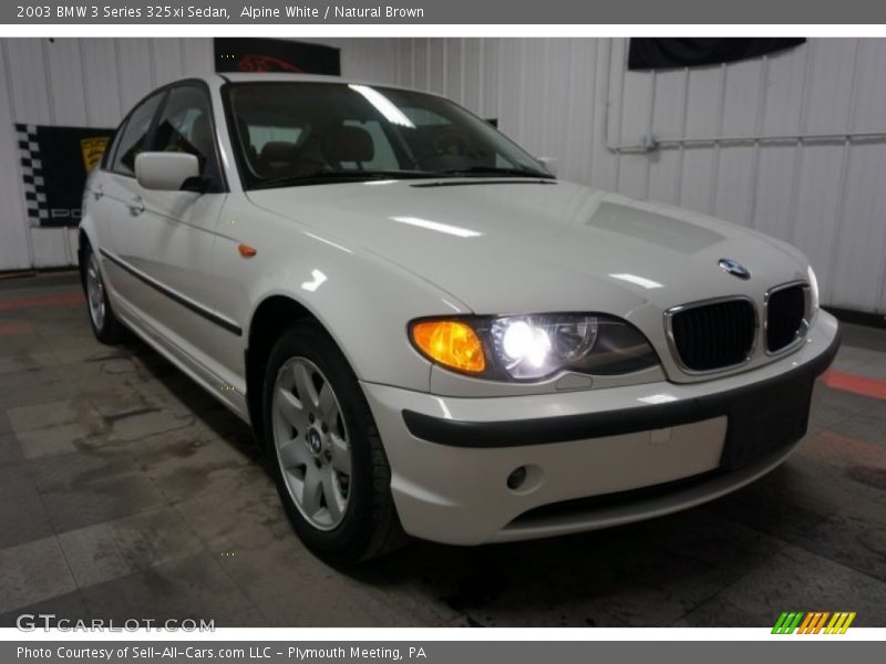 Alpine White / Natural Brown 2003 BMW 3 Series 325xi Sedan