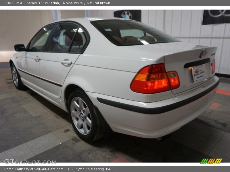 Alpine White / Natural Brown 2003 BMW 3 Series 325xi Sedan