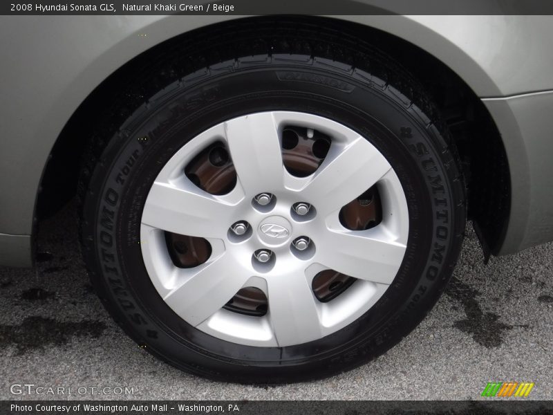 Natural Khaki Green / Beige 2008 Hyundai Sonata GLS