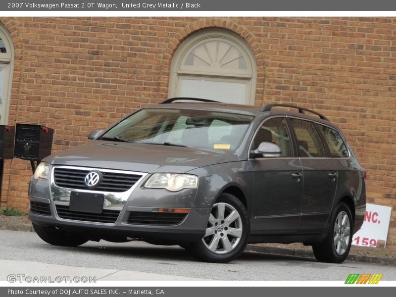 United Grey Metallic / Black 2007 Volkswagen Passat 2.0T Wagon