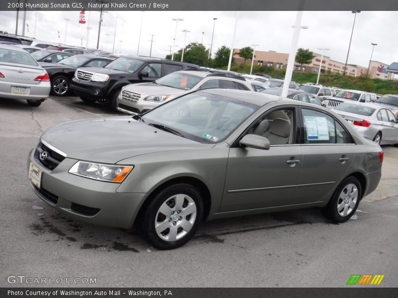 Natural Khaki Green / Beige 2008 Hyundai Sonata GLS