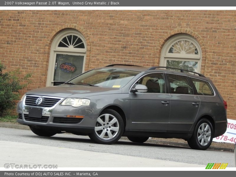 United Grey Metallic / Black 2007 Volkswagen Passat 2.0T Wagon