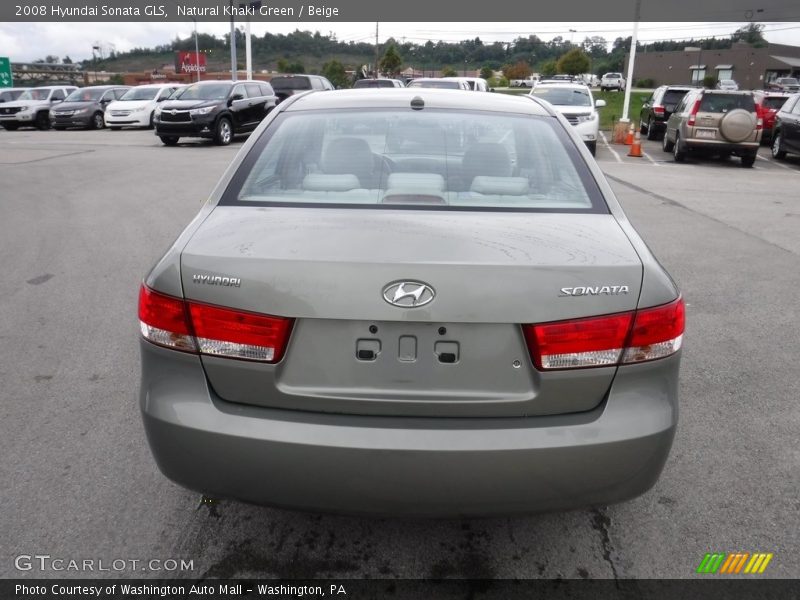 Natural Khaki Green / Beige 2008 Hyundai Sonata GLS
