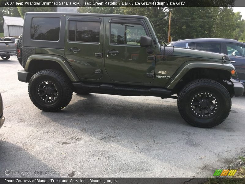 Jeep Green Metallic / Dark Slate Gray/Medium Slate Gray 2007 Jeep Wrangler Unlimited Sahara 4x4