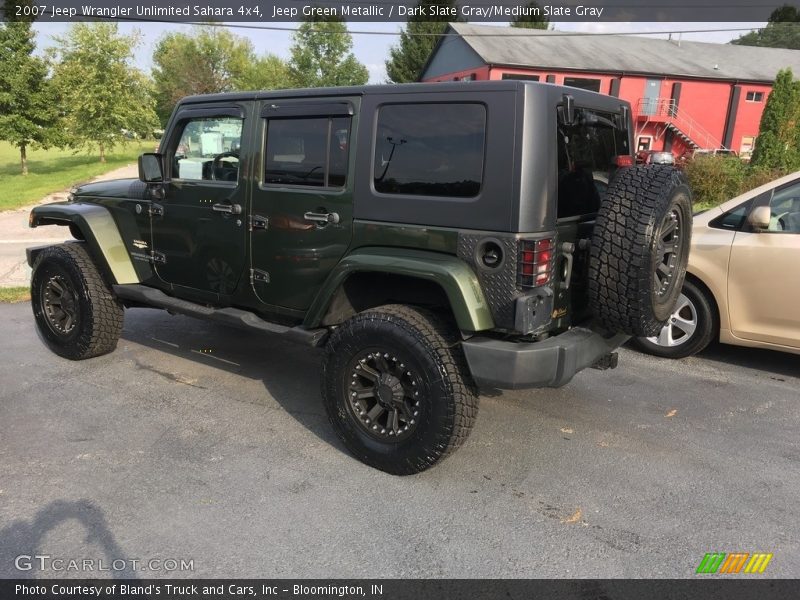 Jeep Green Metallic / Dark Slate Gray/Medium Slate Gray 2007 Jeep Wrangler Unlimited Sahara 4x4