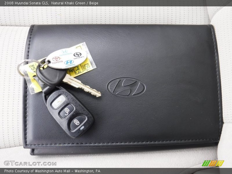 Natural Khaki Green / Beige 2008 Hyundai Sonata GLS