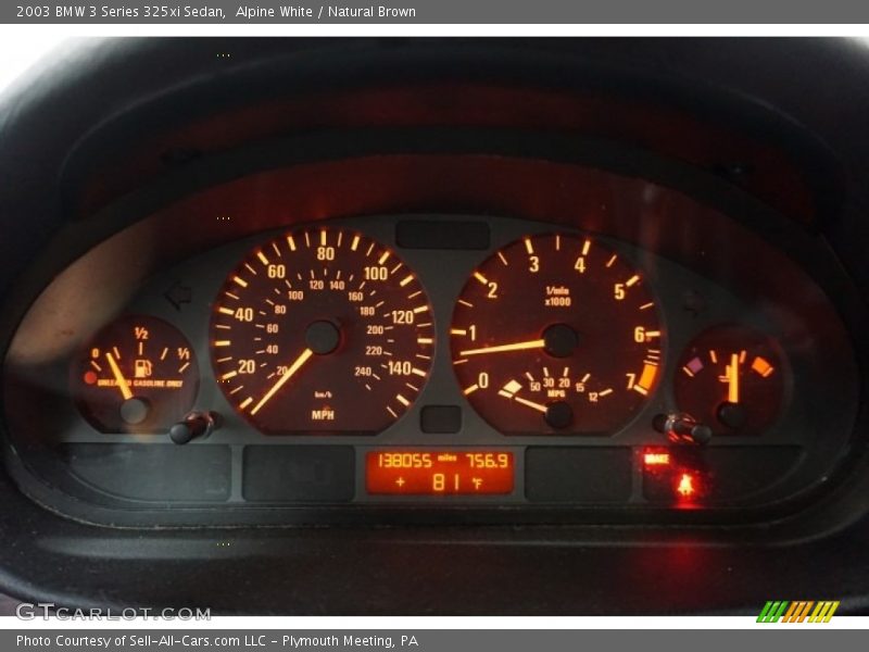 Alpine White / Natural Brown 2003 BMW 3 Series 325xi Sedan