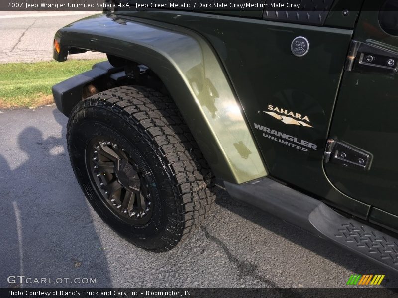 Jeep Green Metallic / Dark Slate Gray/Medium Slate Gray 2007 Jeep Wrangler Unlimited Sahara 4x4