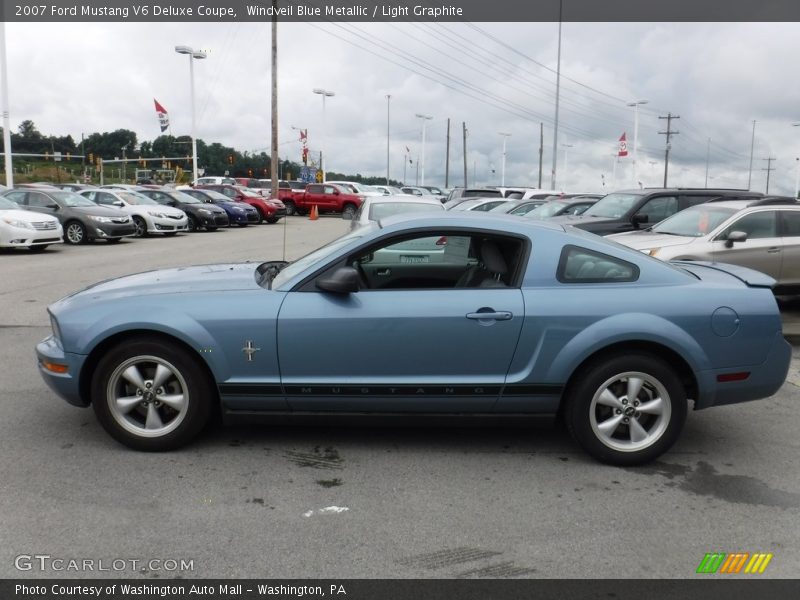 Windveil Blue Metallic / Light Graphite 2007 Ford Mustang V6 Deluxe Coupe