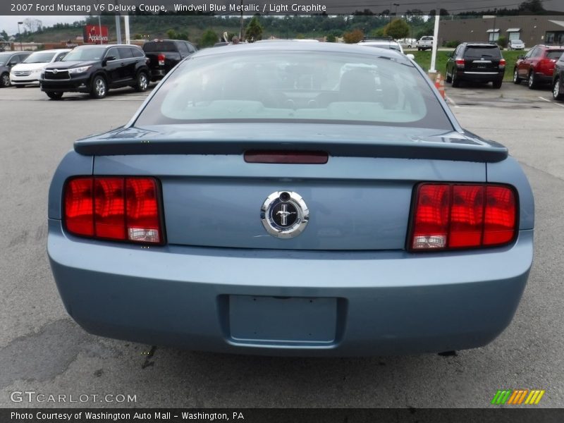 Windveil Blue Metallic / Light Graphite 2007 Ford Mustang V6 Deluxe Coupe