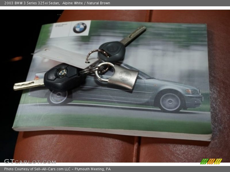 Alpine White / Natural Brown 2003 BMW 3 Series 325xi Sedan