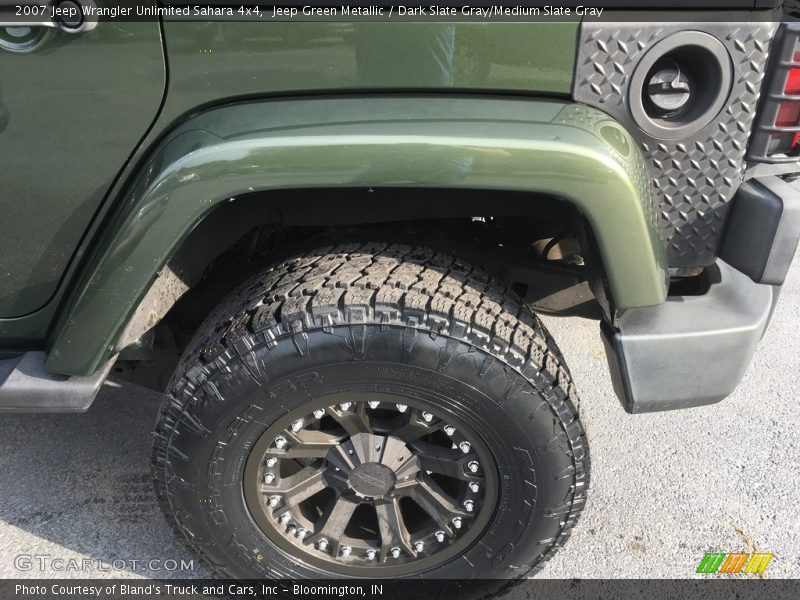 Jeep Green Metallic / Dark Slate Gray/Medium Slate Gray 2007 Jeep Wrangler Unlimited Sahara 4x4