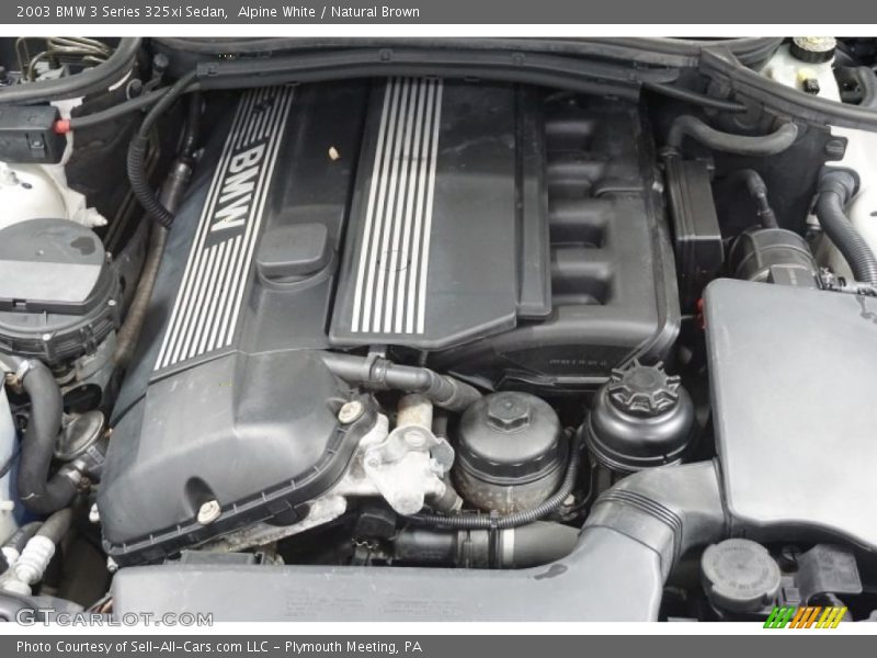 Alpine White / Natural Brown 2003 BMW 3 Series 325xi Sedan