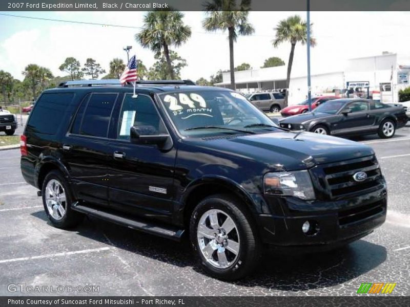 Black / Charcoal Black 2007 Ford Expedition Limited