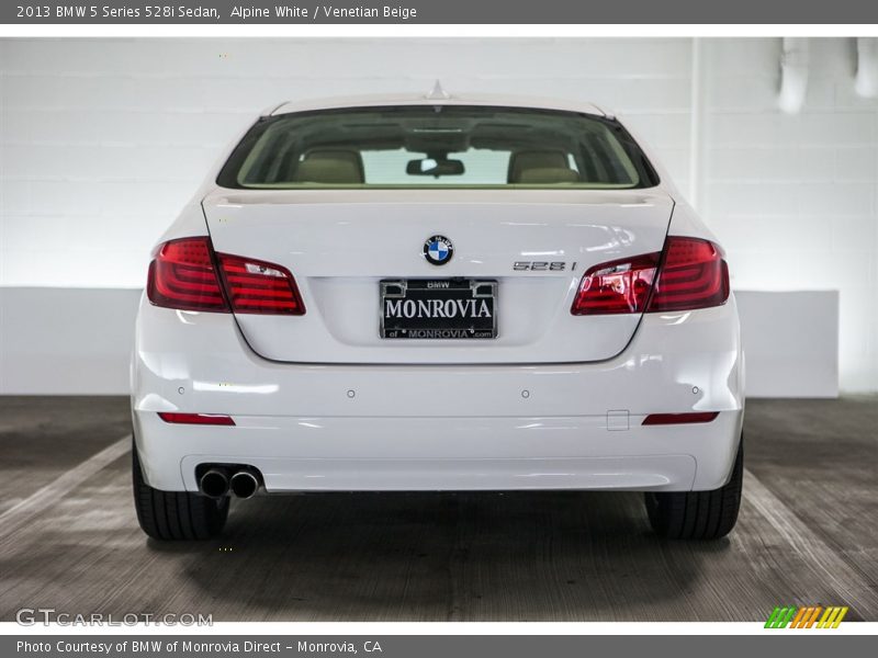 Alpine White / Venetian Beige 2013 BMW 5 Series 528i Sedan