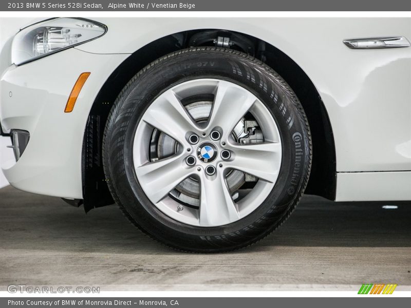 Alpine White / Venetian Beige 2013 BMW 5 Series 528i Sedan