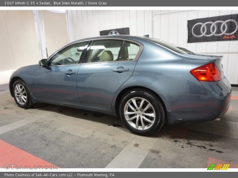 Blue Slate Metallic / Stone Gray 2007 Infiniti G 35 x Sedan