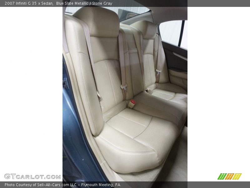 Blue Slate Metallic / Stone Gray 2007 Infiniti G 35 x Sedan