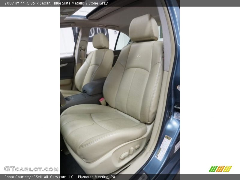 Blue Slate Metallic / Stone Gray 2007 Infiniti G 35 x Sedan