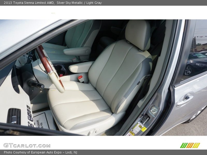 Silver Sky Metallic / Light Gray 2013 Toyota Sienna Limited AWD