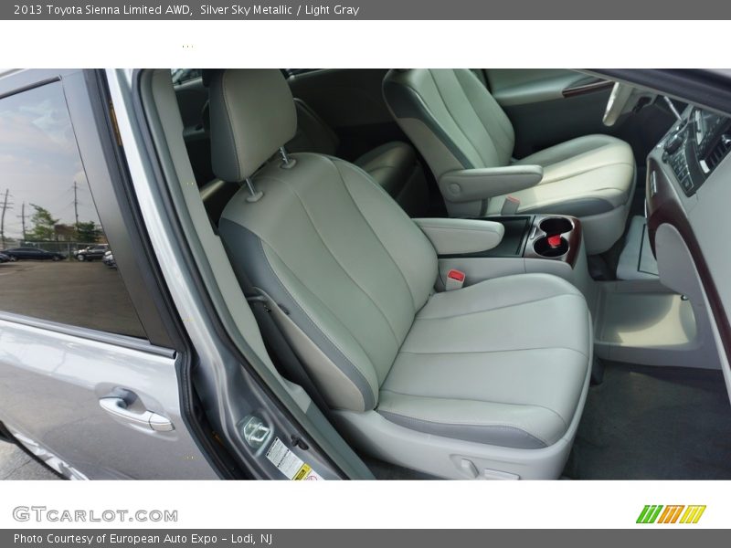 Silver Sky Metallic / Light Gray 2013 Toyota Sienna Limited AWD