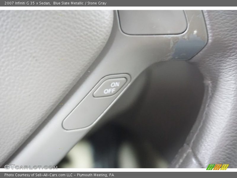 Blue Slate Metallic / Stone Gray 2007 Infiniti G 35 x Sedan