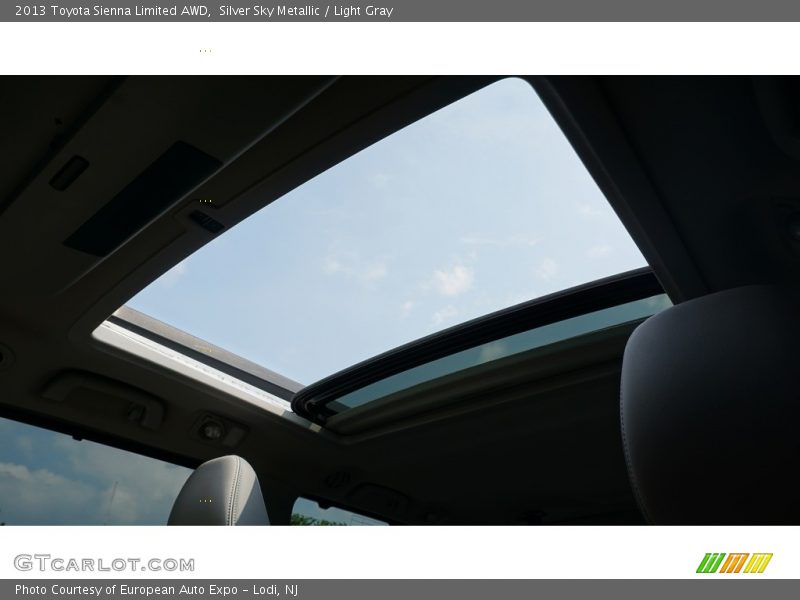 Silver Sky Metallic / Light Gray 2013 Toyota Sienna Limited AWD