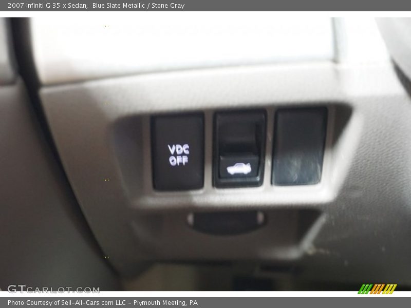 Blue Slate Metallic / Stone Gray 2007 Infiniti G 35 x Sedan