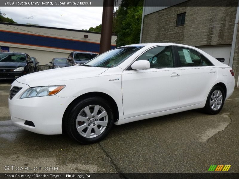 Super White / Bisque 2009 Toyota Camry Hybrid