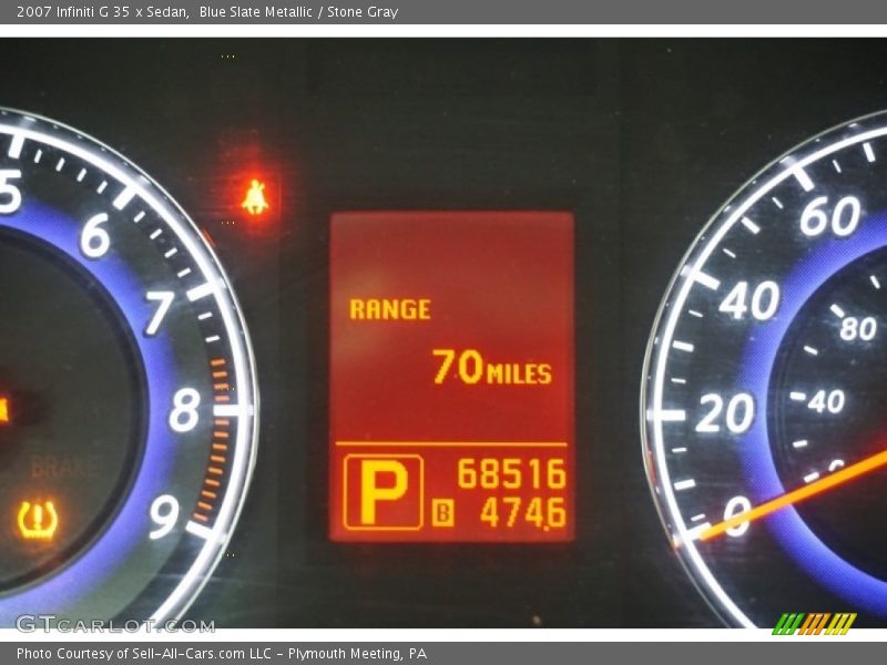 Blue Slate Metallic / Stone Gray 2007 Infiniti G 35 x Sedan
